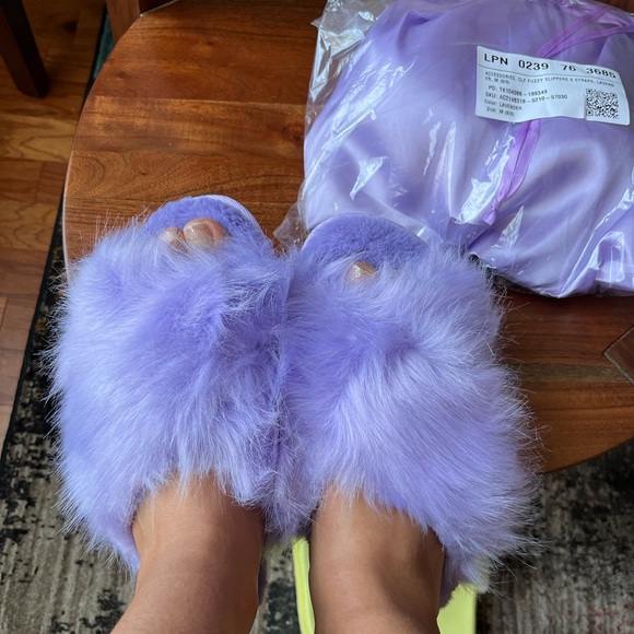 Savage X Fenty Shoes - Lavender CLF Fluff'd Up Slippers
